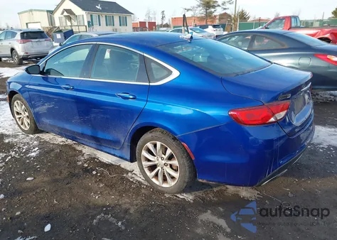 2015 Chrysler 200 C из США, поврежденный, VIN 1C3CCCCGXFN519877